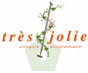logo ecologisch kleinfruitbedrijf Très Jolie
