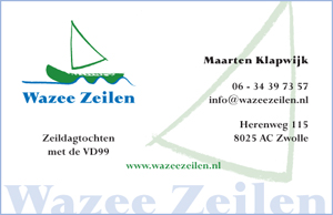 visitekaartje Wazee Zeilen