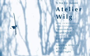 visitekaartje Atelier Wilg